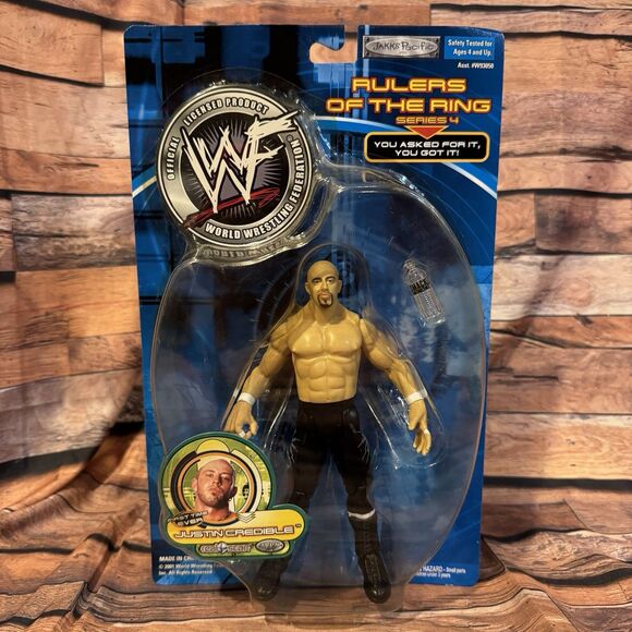WWF Justin Credible Jakks Pacific Rulers Ring Series 4 Wresting Action Figure - Picture 1 of 7